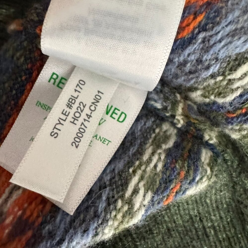 J. Crew Lambswool Blend Fair Isle‎ Crewneck Sweater Mens Large FS-1332 - Picture 7 of 7